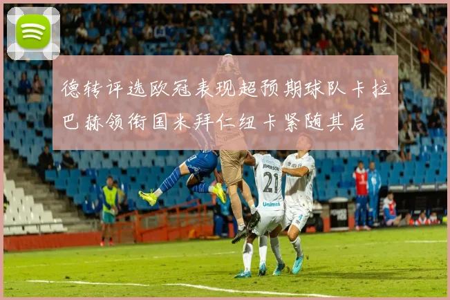 德转评选欧冠表现超预期球队卡拉巴赫领衔国米拜仁纽卡紧随其后